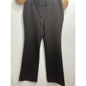 Women's Talbots Chocolate Brown Heritage Boot Cut Dress Pants Size 8